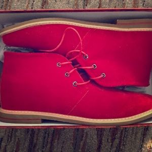 Size 13 Red Giraldi Chukkas new with box